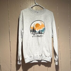 Gray Juneau Alaska Graphic Sweater